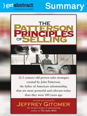 cover image of The Patterson Principles of Selling (Summary)